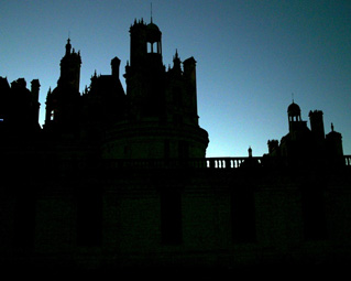 chambord la nuit, photo ducruet