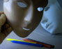 Masques et crayons, photographie Ducruet