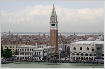 DUCRUET, Venise, Campanile, palais des doges,