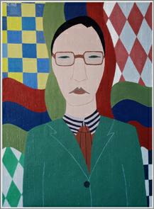 autoportrait sévère