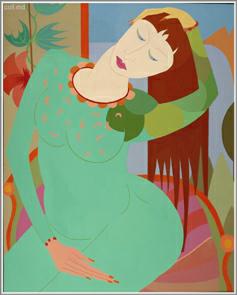 La grande robe verte